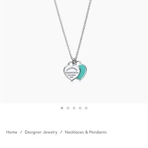 Tiffany Blue® Double Heart Tag Pendant